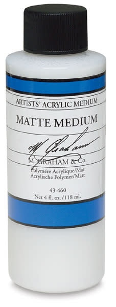 M GRAHAM 4OZ ACRYLIC MATTE MEDIUM