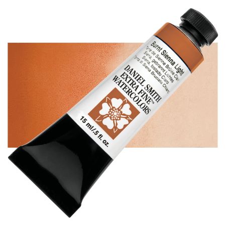 Daniel Smith Watercolor - Burnt Sienna Light, 15 ml