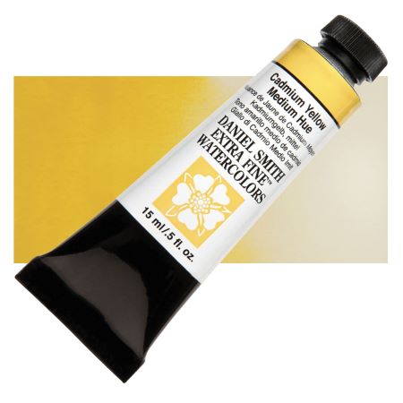 Daniel Smith Extra Fine Watercolor - Cadmium Yellow Medium Hue, 15 ml Tube