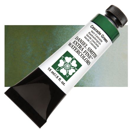 Daniel Smith Extra Fine Watercolor - Cascade Green, 15 ml Tube