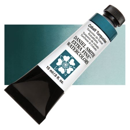 Daniel Smith Extra Fine Watercolor - Cobalt Turquoise, 15 ml Tube