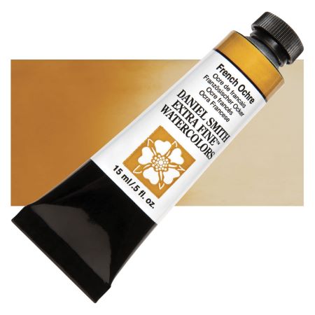 Daniel Smith Extra Fine Watercolor - French Ochre, 15 ml Tube