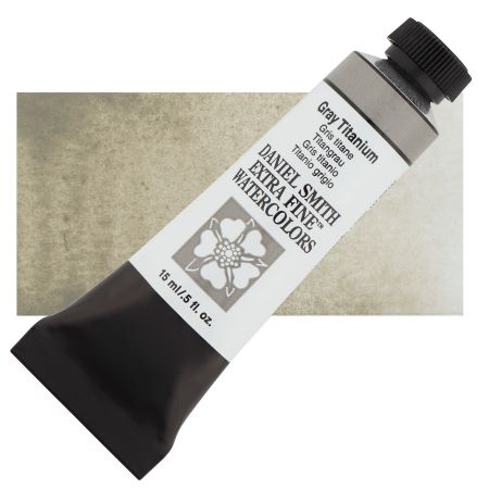 Daniel Smith Extra Fine Watercolor – Gray Titanium, 15 ml tube
