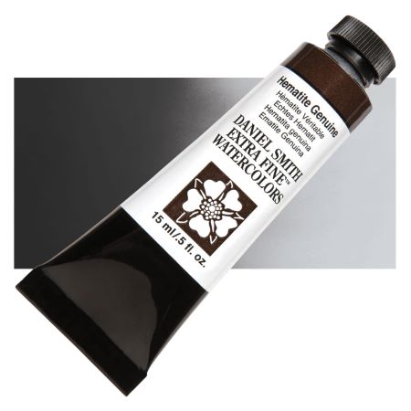 Daniel Smith Extra Fine Watercolor - PrimaTek, Hematite Genuine, 15 ml Tube