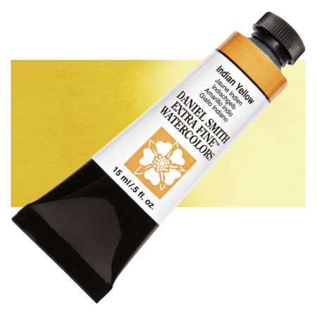 Daniel Smith Extra Fine Watercolor - Indian Yellow, 15 ml Tube