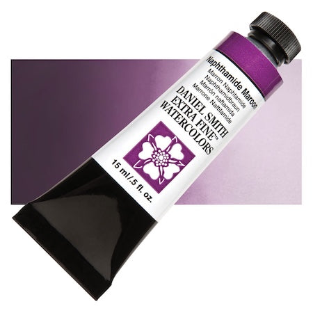 Daniel Smith Extra Fine Watercolor - Napthamide Maroon, 15 ml Tube