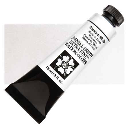 Daniel Smith Extra Fine Watercolor - Titanium White, 15 ml Tube
