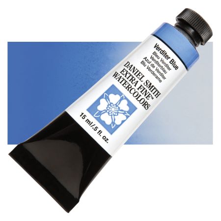 Daniel Smith Extra Fine Watercolor - Verditer Blue, 15 ml, Tube