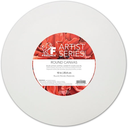 Artist Series Rounds & Ovals Acrylic Primed Cotton Canvas
