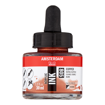 Amsterdam Acrylic Ink, 30ml - Assorted Colors and Metallics