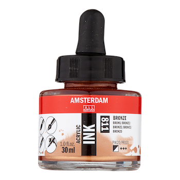 Amsterdam Acrylic Ink, 30ml - Assorted Colors and Metallics