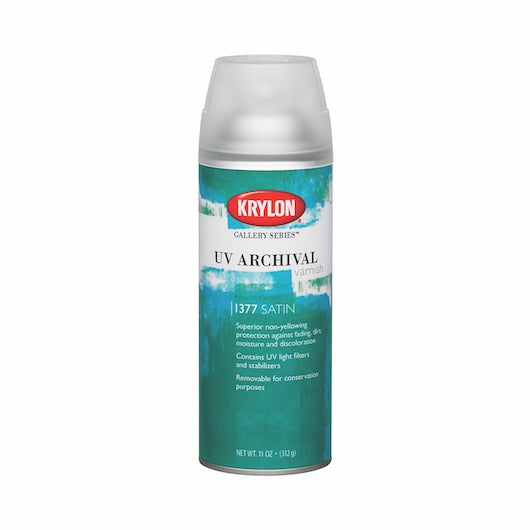 Krylon UV Archival Varnish Spray, 11 oz., Gloss