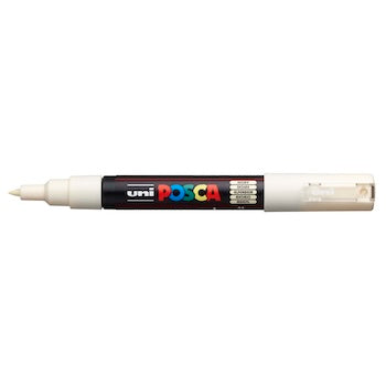 POSCA, PC-1M Extra Fine, Ivory