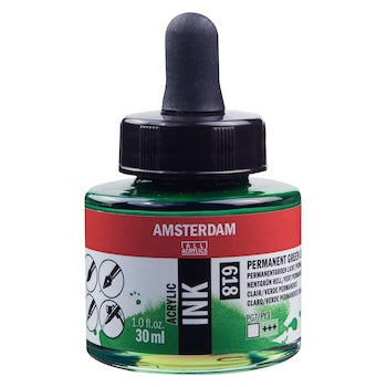 Amsterdam Acrylic Ink, 30ml - Assorted Colors and Metallics