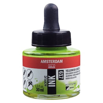 Amsterdam Acrylic Ink, 30ml - Assorted Colors and Metallics