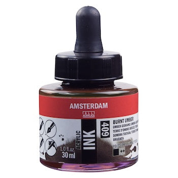 Amsterdam Acrylic Ink, 30ml - Assorted Colors and Metallics