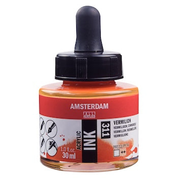 Amsterdam Acrylic Ink, 30ml - Assorted Colors and Metallics