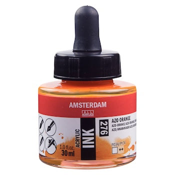 Amsterdam Acrylic Ink, 30ml - Assorted Colors and Metallics