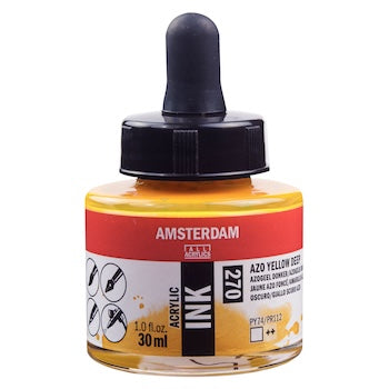 Amsterdam Acrylic Ink, 30ml - Assorted Colors and Metallics