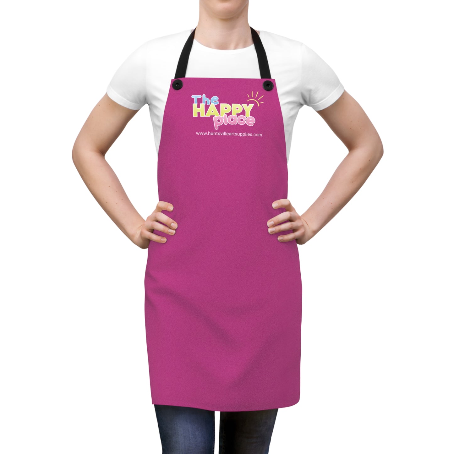 The Happy Place Smock In Hot Pink