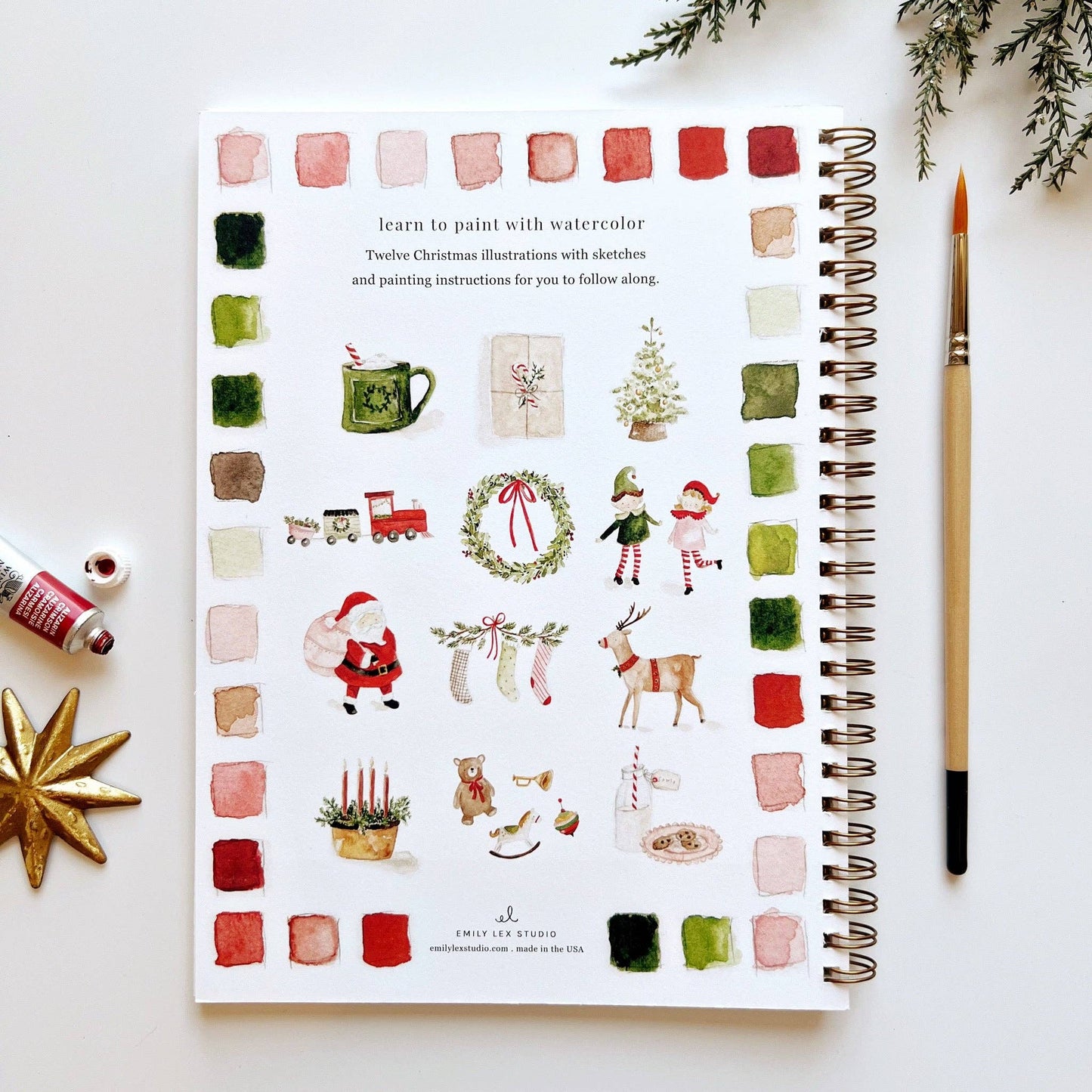 Watercolor Workbooks By Emily Lex Studio — practice lessons, exercises and study projects