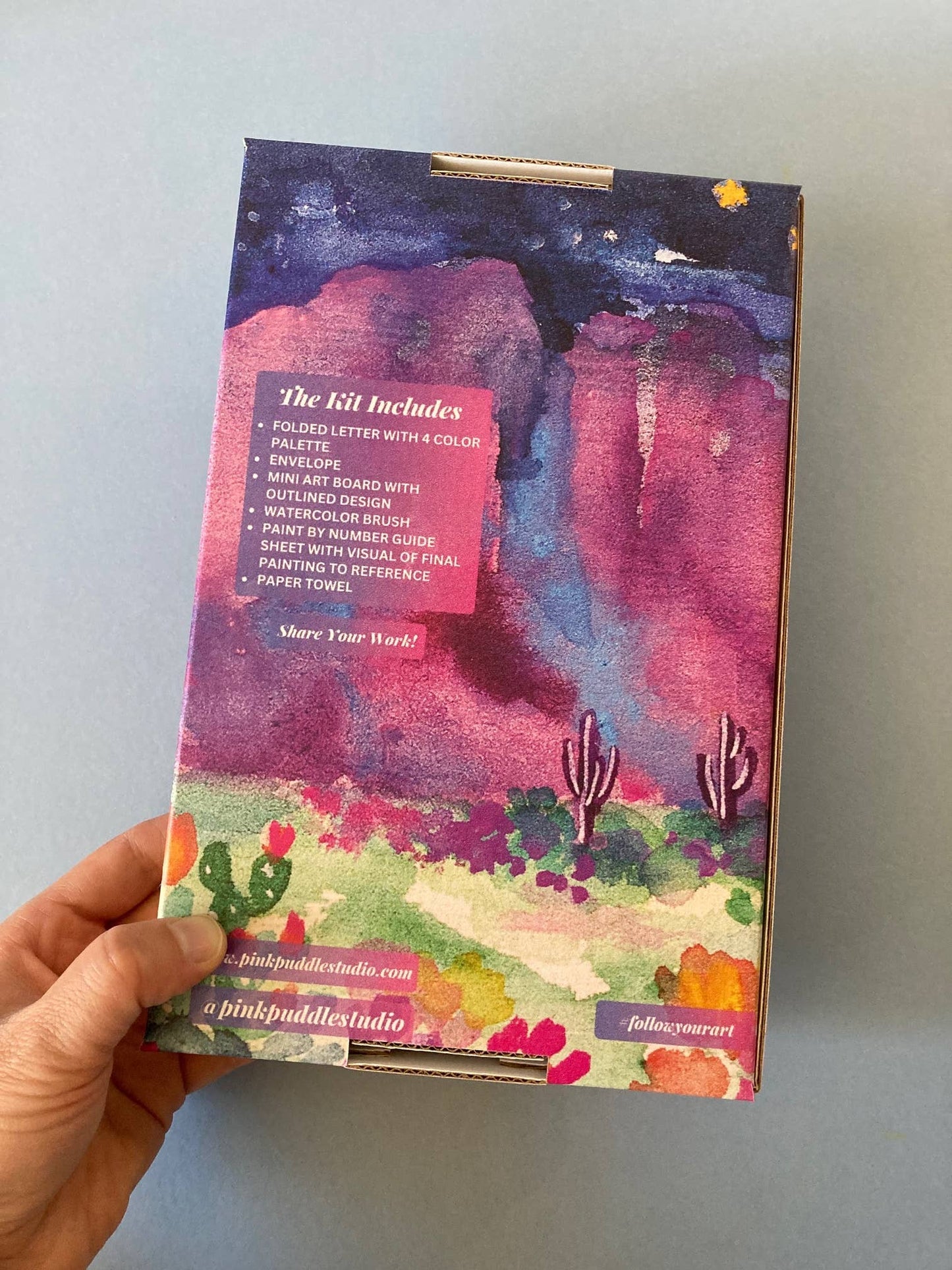 Autumn Woods Witch Watercolor Paint by Number DIY Kit