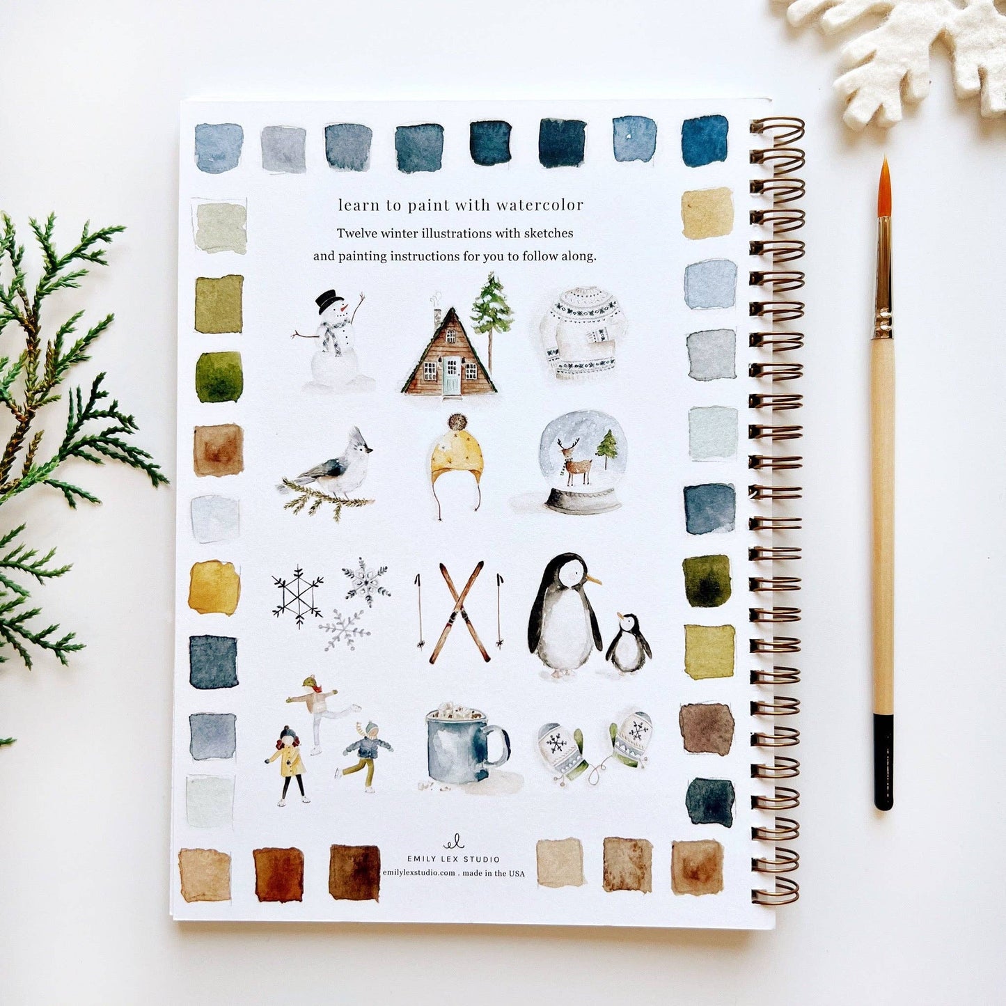 Watercolor Workbooks By Emily Lex Studio — practice lessons, exercises and study projects