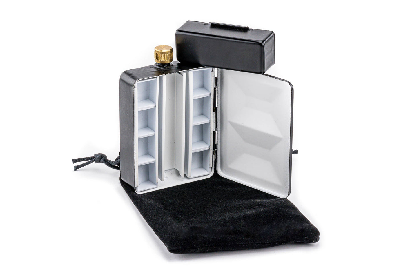 Artist Bijou watercolor paint palette box with flask, Fome