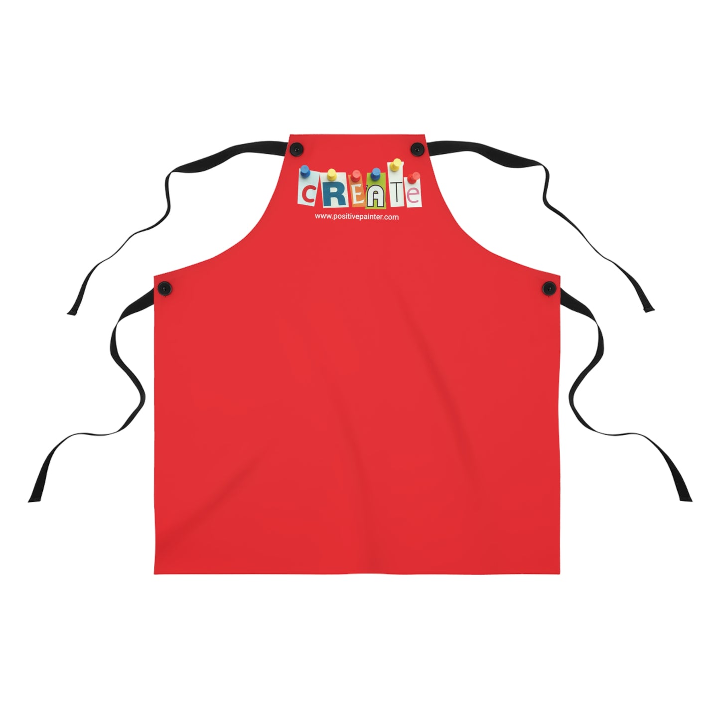 "Create" Artist Smock in Red