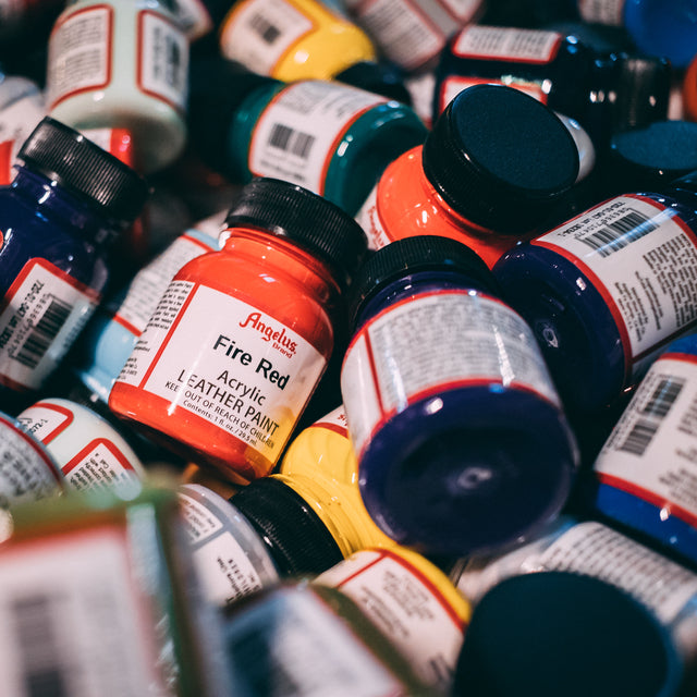 Angelus Acrylic Leather Paint, 4 oz. Bottles
