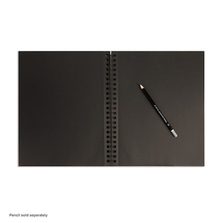 Bee Elite Spiral Drawing Pad - Black Paper