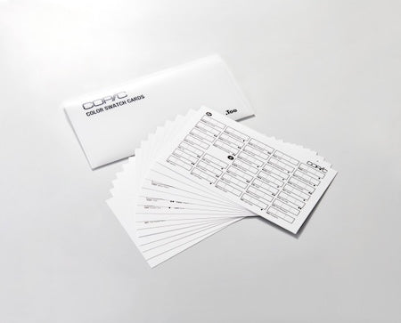 COPIC Color Swatch Cards