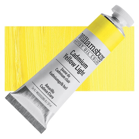 Williamsburg Artist Oil Colors, 150ml Tubes, Cadmium Yellow Light