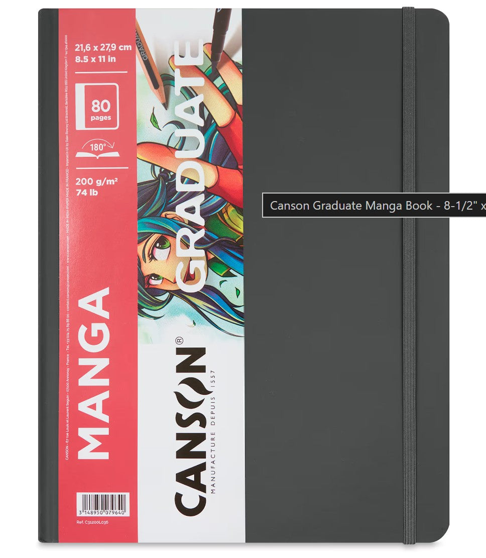 Canson Graduate Series Manga Books 8.5 x 11