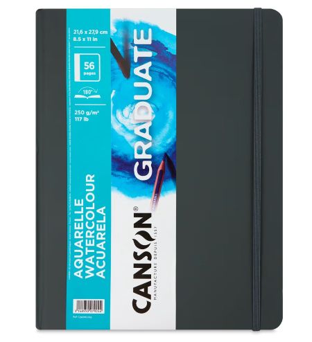 Canson Graduate Series Watercolor Books 8.5 x 11