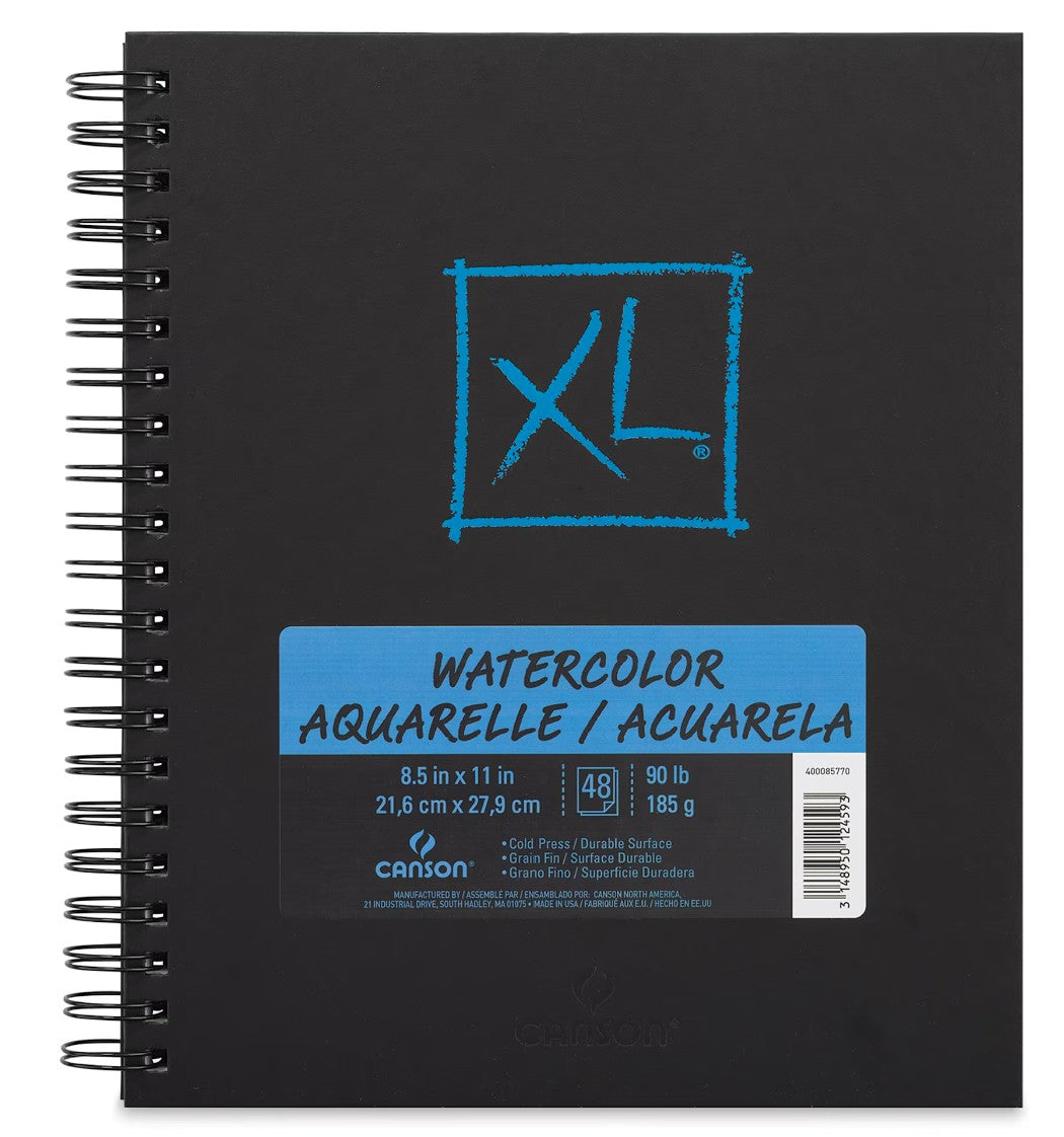 Canson XL Hard-Cover Books watercolor 8.5 x 11