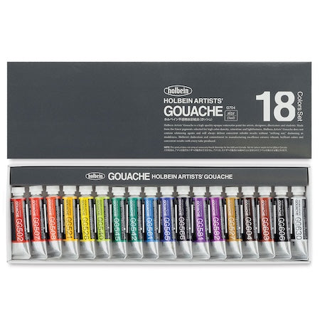 designers gouache artist set of 18