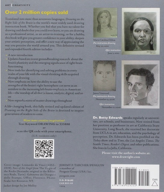 Drawing on the Right Side of the Brain (Definitive, Expanded, Updated) (4TH ed.)
