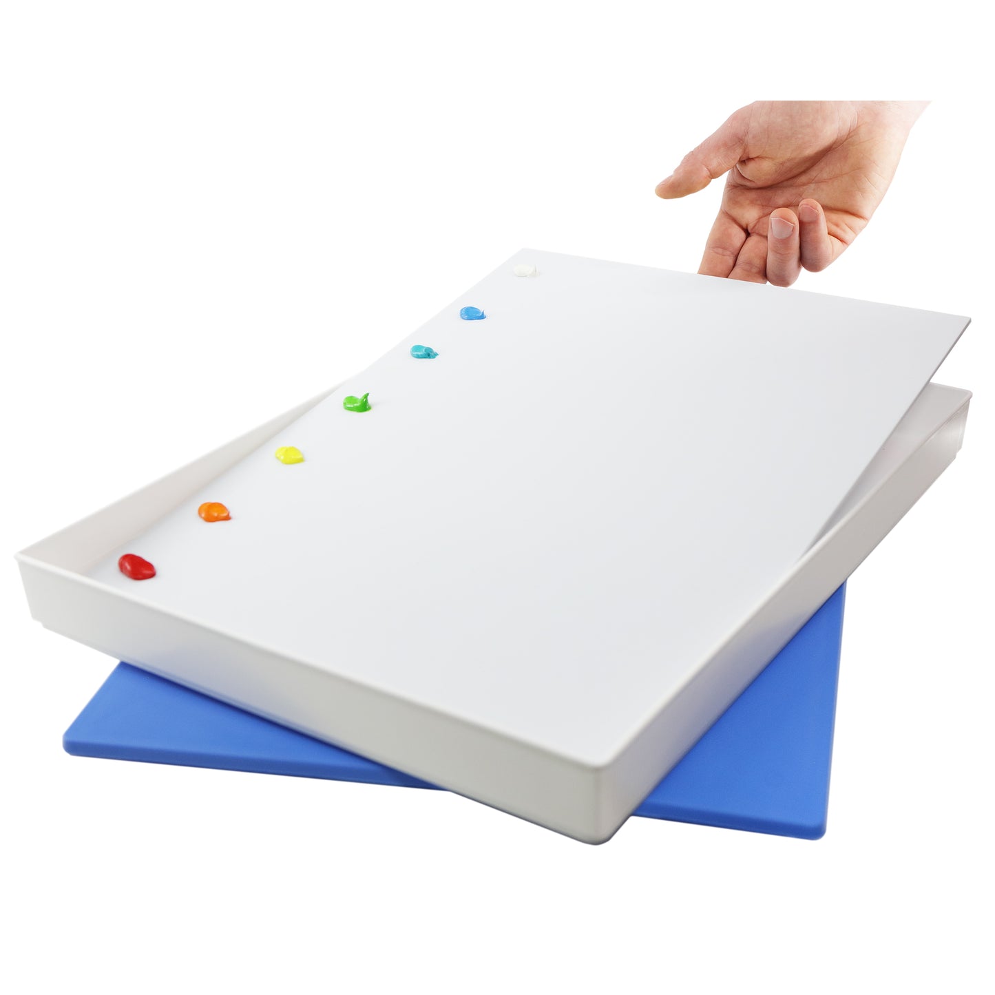 New Wave Easy Lift White Peelable Plastic Palette, 12 in x 16 in