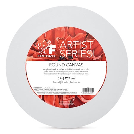Artist Series Rounds & Ovals Acrylic Primed Cotton Canvas