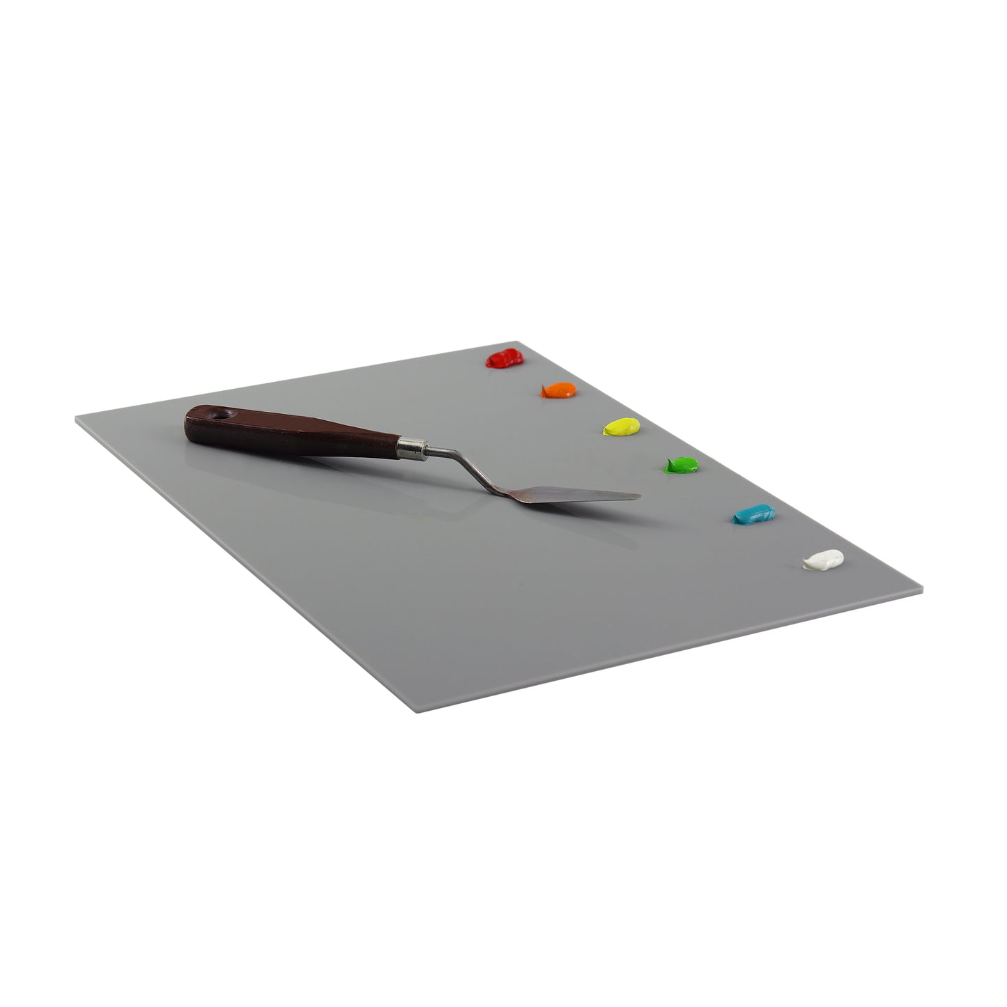 New Wave Art Palette, Easy View Grey Acrylic Palette