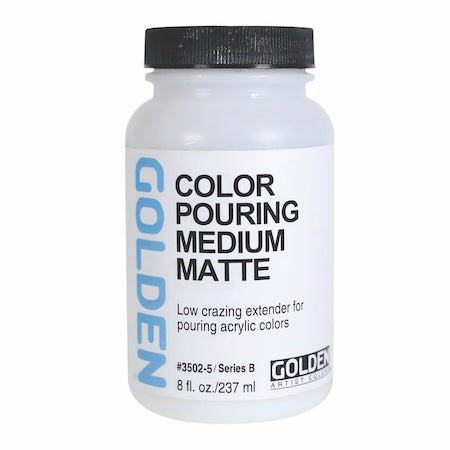Golden Color Pouring Medium, Matte, 8 oz.