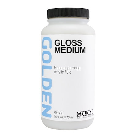 Golden Gloss Medium, 16 oz.