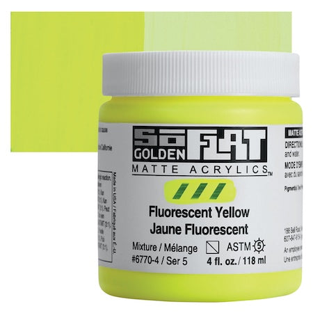 Golden SoFlat Matte Acrylic Paint, Professional Matte Acrylics for Artists