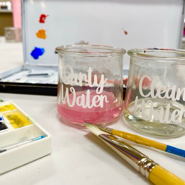 "Clean Water" & "Dirty Water" Artist Jars