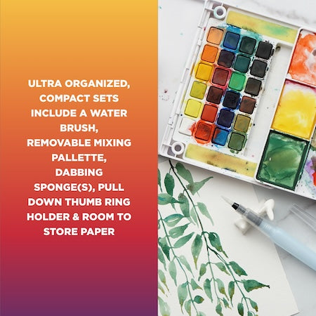 Sakura Koi Watercolor Pocket Field Sketch Box Set, 24-Colors