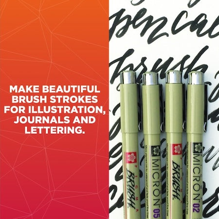 Sakura Pigma Brush Pen Set, 8-Colors