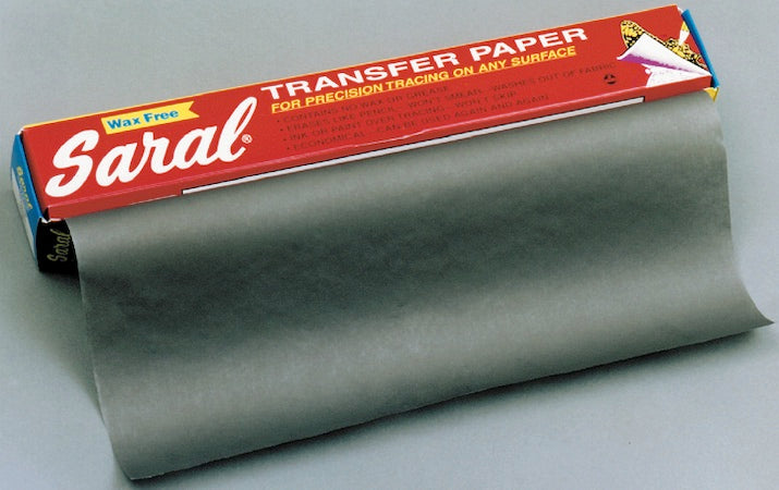 Saral Transfer Paper, Graphite Black, 12 in x 12 ft. Roll
