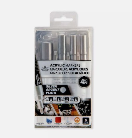 Royal Acrylic Markers – Assorted Chalk & Metallic Art Markers
