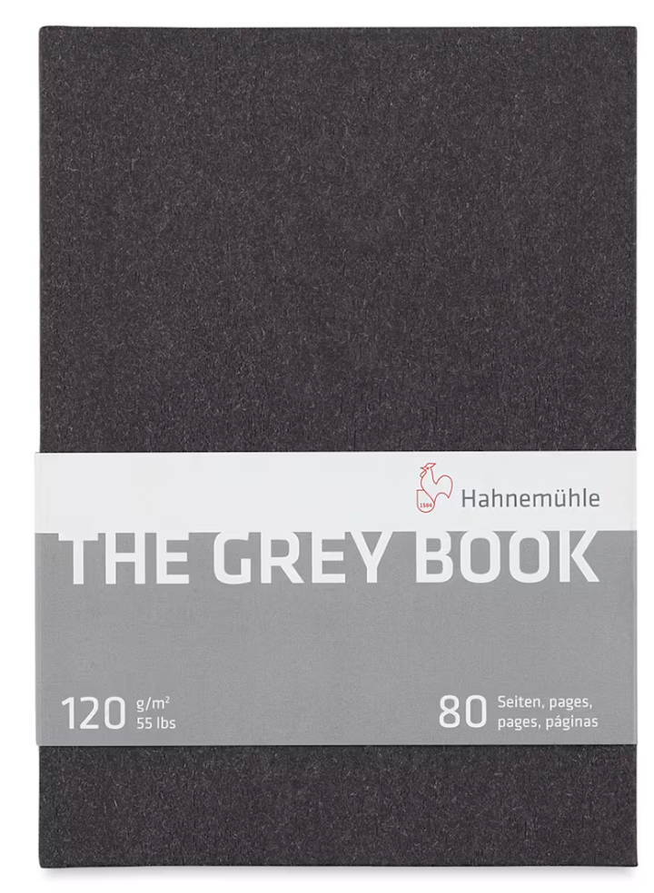 Hahnemühle The Grey Book - 8-1/4" x 5-3/4", 40 Sheets
